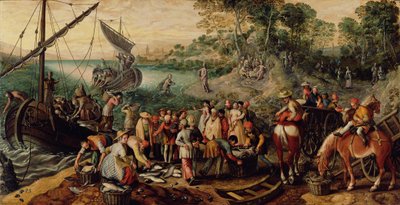 The Miraculous Draught of Fishes by Joachim Beuckelaer